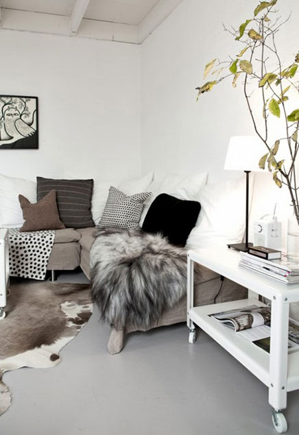 Wohnzimmer Ferienhaus von Stylist Daniella Witte