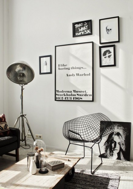 bertoia-diamond-chair-zwart