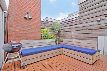 Dachterrasse in die Küche