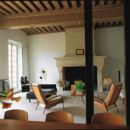 Industrielle Wohnzimmer von Wohnung in Paris Industrielle Wohnzimmer von Wohnung in Paris