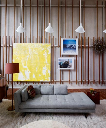 Mid-century wohnzimmer in San Francisco Mid-century wohnzimmer in San Francisco