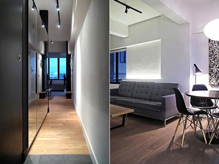 Raumgestaltung von eine kleine Wohnung in Hong Kong