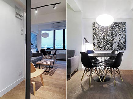 Raumgestaltung von eine kleine Wohnung in Hong Kong
