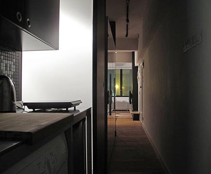 Raumgestaltung von eine kleine Wohnung in Hong Kong
